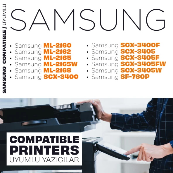Samsung SCX-3400F Muadil Toneri / Samsung MLT-D101S Muadil Toner - 7