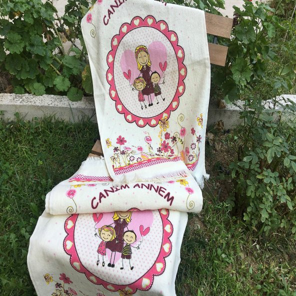 Saçaklı Mutfak El Havlusu 3lü Set Canım Annem 100 Pamuk - 2