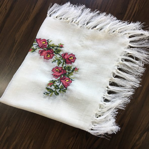 Kanaviçe Şantuk Fiskos Şık Tasarım Vintage Özelliği Yansıtan - 3