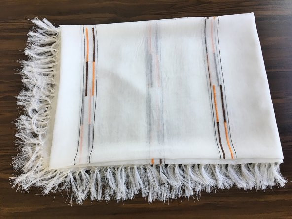 Saçaklı Şantuk 160x 220 cm Leke Tutmaz Misafir Masa Örtüsü - 4