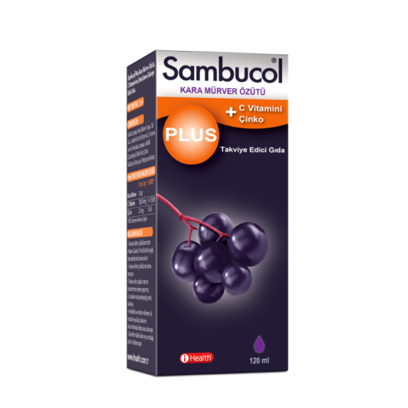 Sambucol Plus Likit Kara Mürver Ekstresi 120 ml
