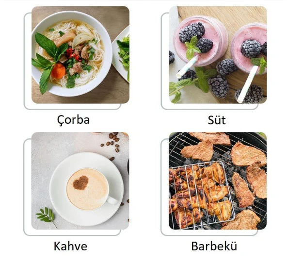 WellHise WH47 Dijital Yemek Gıda Mutfak Termometresi Sıcaklık Ölçer - 5