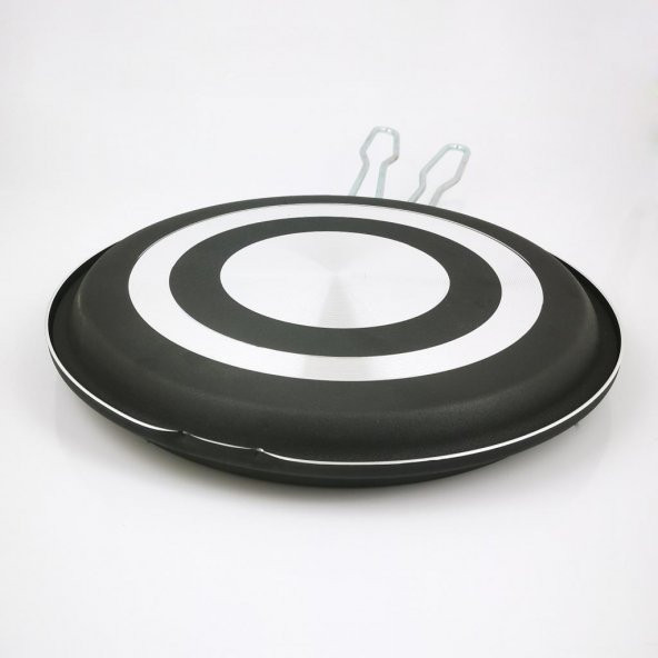 Teflon Çift Taraflı Balık Krep Gözleme Börek Tavası 32cm - 5