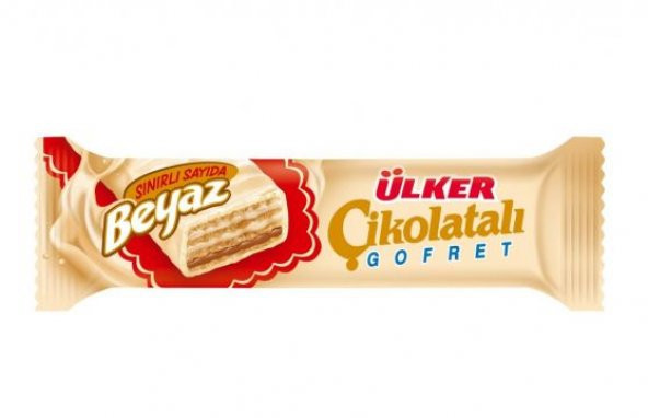 Ülker Beyaz Çikolatalı Gofret 35 Gr