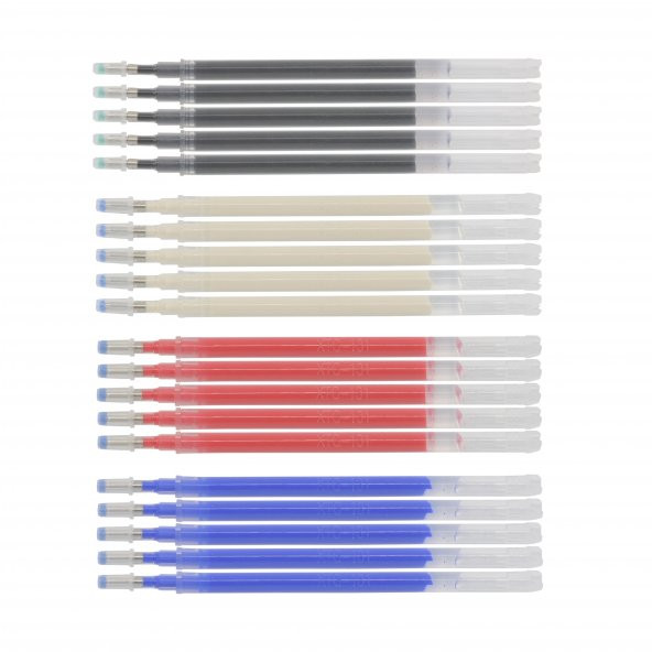 Ekoset Isı ile Uçan Silinebilir Kalem Seti 4 renk 20li paket