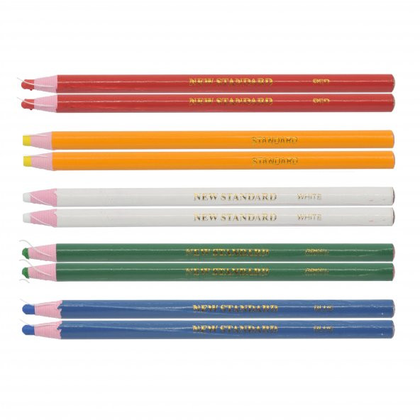 Ekoset İpli Kalem Silinebilir İşaretleme Kalemi 5 renk 10lu set