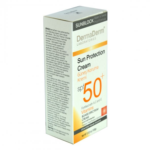 Güneş Koruma Kremi Spf 50+ Faktör Parabensiz UVA/UVB Yüksek Koruma 100 Gr - 3
