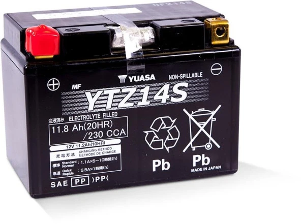 HONDA NC 750 S-NC 750 S DCT-NC 750 X-NC 750 X DCT(2014-2020) YUASA AKÜ 12V 11.2AH 230A