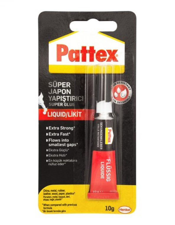 Pattex Super Glue Japon Yapıştırıcı 10 Gr