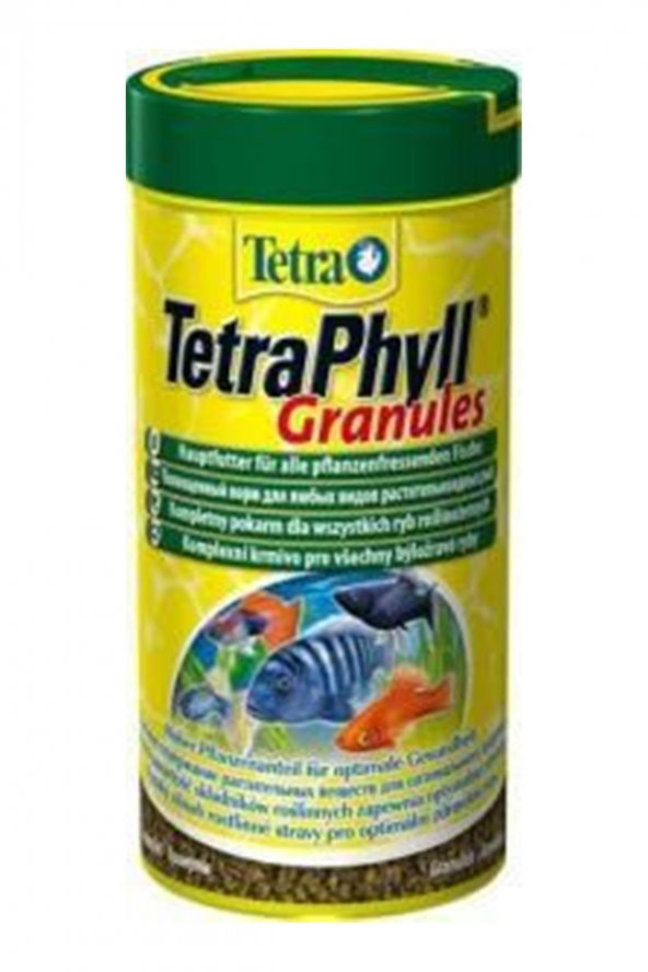 Tetra Phyll Granules Bitkisel Balık Yemi 250 ml/90 gr
