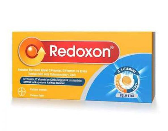 Redoxon C Vitamini Çinko Efervesan 15 Tablet