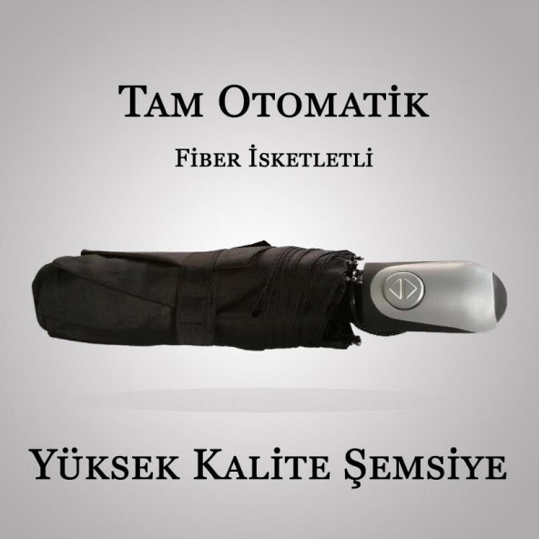 Düğmeli Şemsiye ! Rüzgara Dayanıklı, Açılır-Kapanır Düğmeli !