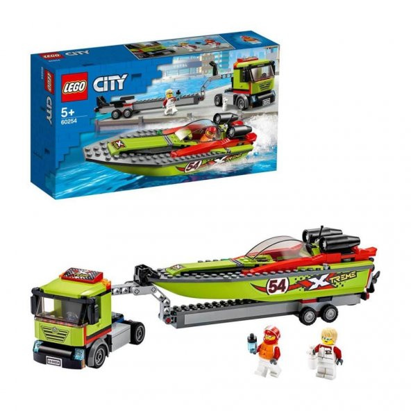 Lego City 60254 Yarış Teknesi Taşıyıcı