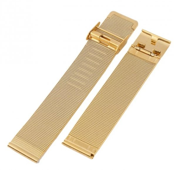 Altın Hasır Kordon 20 mm Gold Kayış - 3