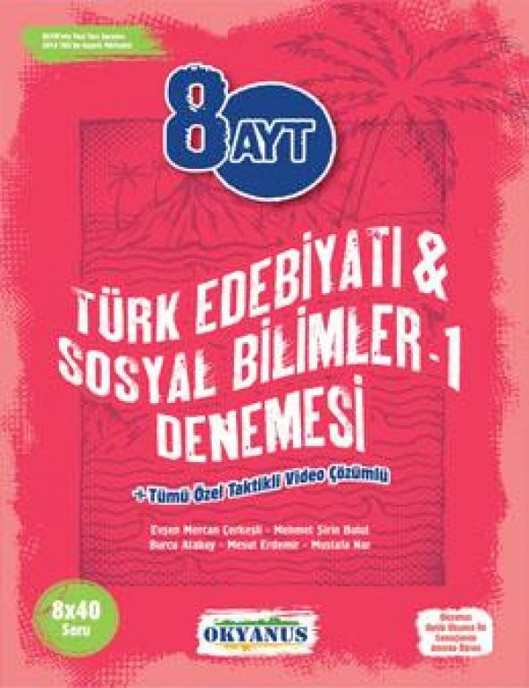 Okyanus Ayt Türk Dili Edebiyat Sosyal Bilimler 8 Deneme