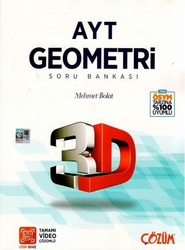 Çözüm 3D Ayt Geometri Soru Bankası