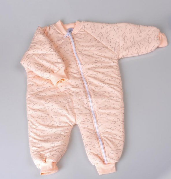 Poky Kız Bebek Çocuk Bulut Desenli Uyku Tulumu Yıkanabilir-PuanB10587-8 - 4