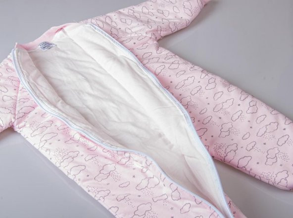 Poky Kız Bebek Çocuk Bulut Desenli Uyku Tulumu Yıkanabilir-PuanB10587-8 - 6