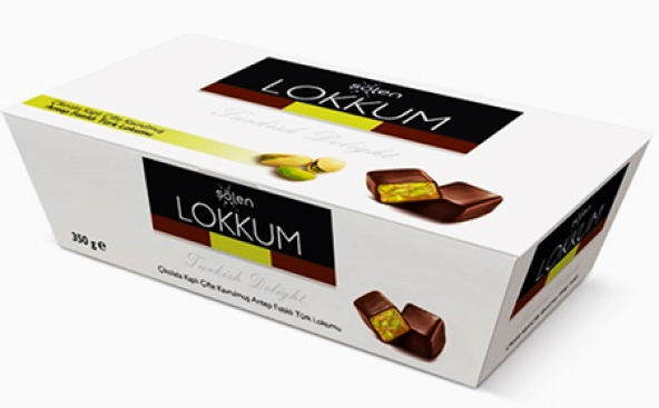 Şölen Lokum Çikolata Kapli Antep Fıstıklı 350 G