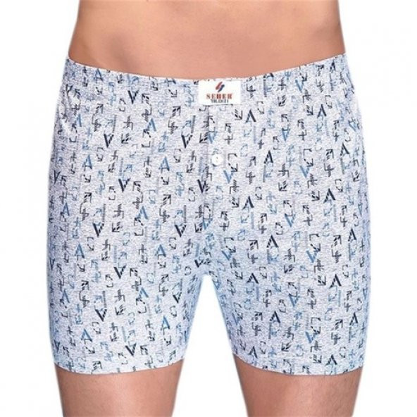 Seher Erkek Desenli Boxer 6 Lı Paket - 1