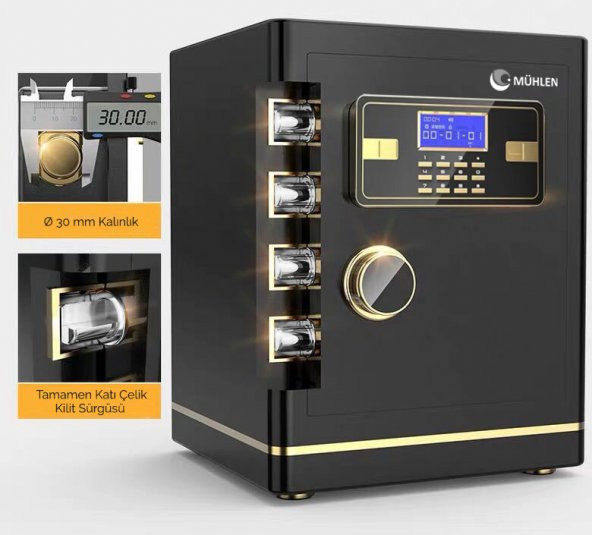 Mühlen 45 T Çelik Kasa Para Kasası Değerli Eşya Mücevher Kasası - 2