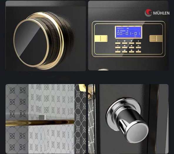 Mühlen 45 T Çelik Kasa Para Kasası Değerli Eşya Mücevher Kasası - 4