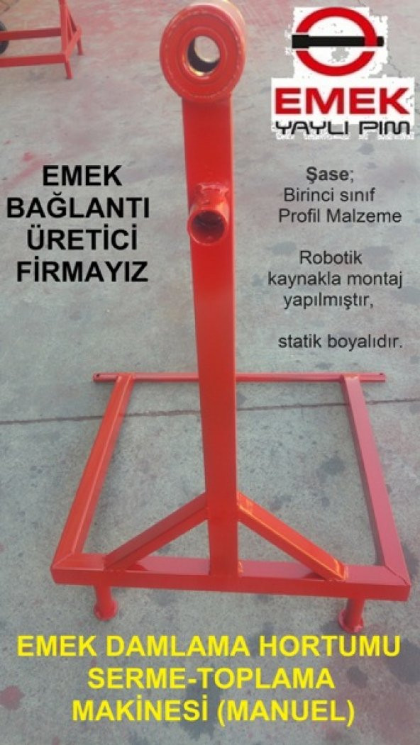 EMEK Damlama Hortumu Serme - Toplama Makinesi (Manüel) Sağlam Dayanıklı Ekonomik 1. Sınıf Malzeme - 2