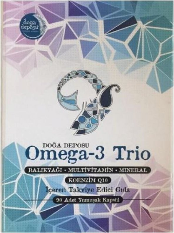 Doğa Deposu Omega-3 Trio 90 Yumuşak Kapsül