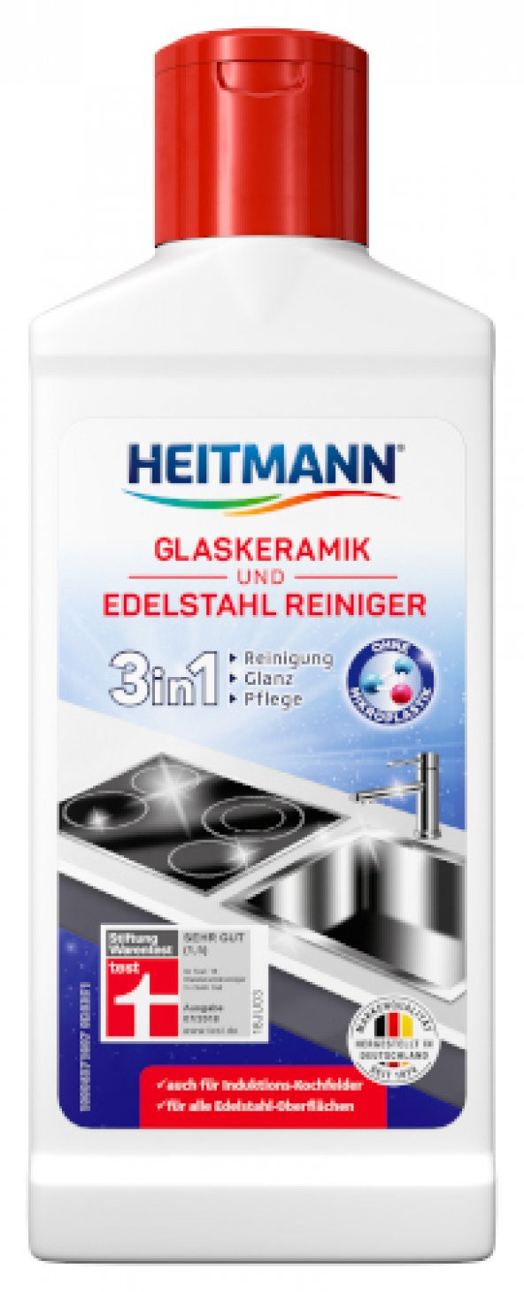 HEITMANN Cam Seramik Inox Hijyenik Ocak Temizleyicisi - 2