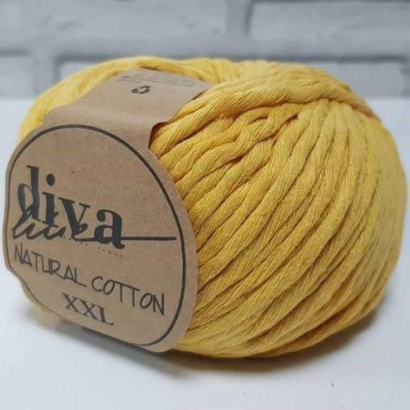 Diva Makrome Tarama İpliği-Natural Cotton XXL 1974