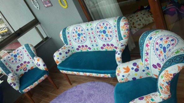 Hawaya Çay Seti (Salon, Balkon, Cafe Ofis) 2+1+1 - 2