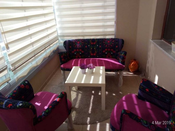 Hawaya Çay Seti (Salon, Balkon, Cafe Ofis) 2+1+1 - 3