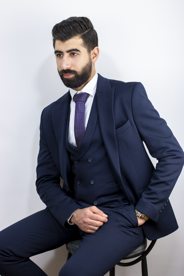 Ramires Erkek Slim Fit Damat Takım Elbise