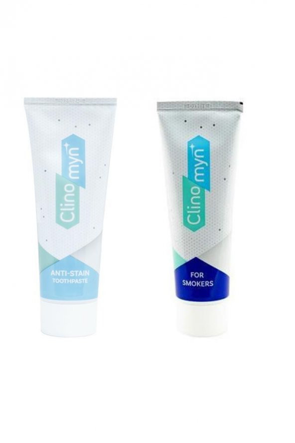 Clinomyn Fresh Jel Diş Macunu + Smokers Diş Macunu 75 ml