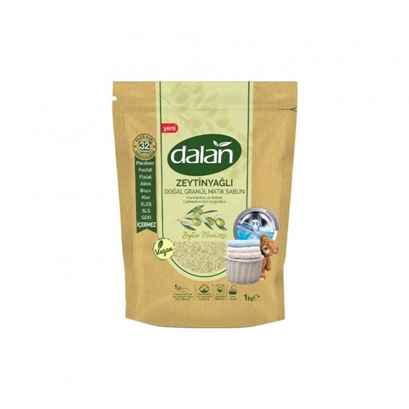 Dalan Granül Matik Doğal Zeytin Mucizesi 1 Kg 12 x 32: 384 Yıkama - 2