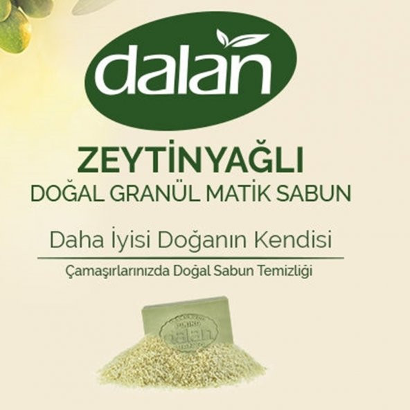 Dalan Granül Matik Doğal Zeytin Mucizesi 1 Kg 12 x 32: 384 Yıkama - 5