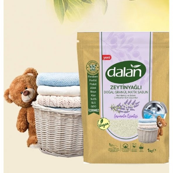 Dalan Granül Matik Doğal Lavanta Esintisi 1 Kg 12 x 32: 384 Yıkama - 3