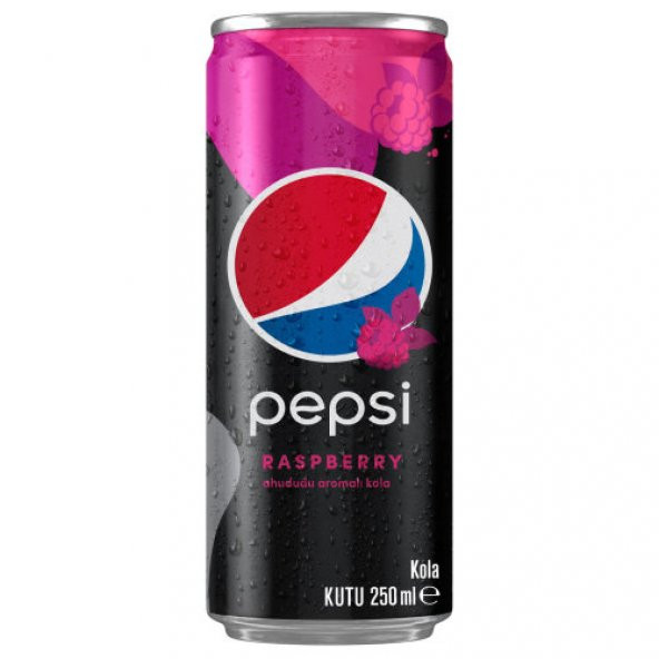 Pepsi Raspberry Ahududu Aromalı Kutu Kola 250 Ml * 6 Adet