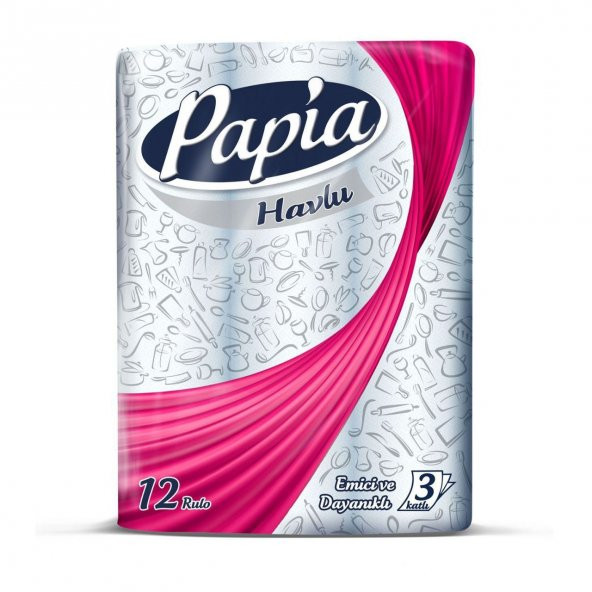 Papia Kağıt Havlu 12Li - 1