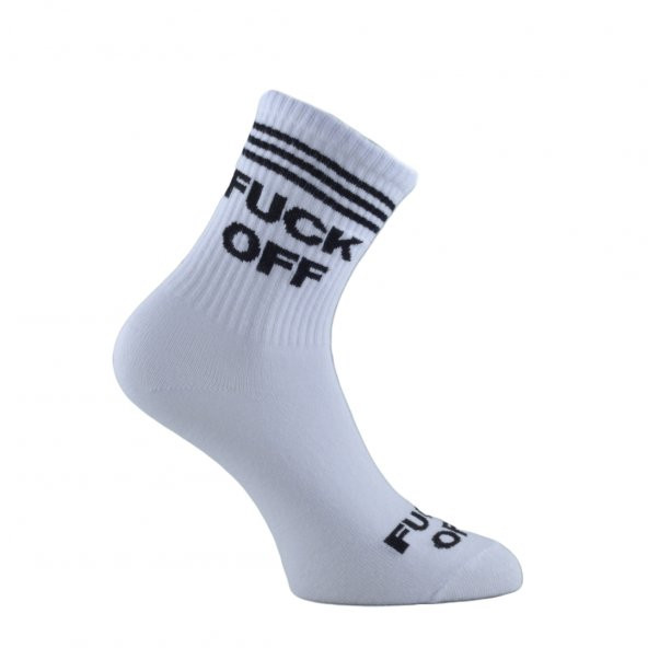 Unisex Pamuklu Slogan Çorap - CSM07131020