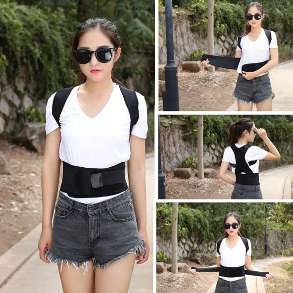 Medikal Kifoz Korsesi Skolyoz Korsesi Ortopedik Dik Duruş Korsesi - Resim 6