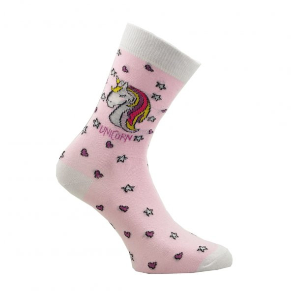 Kadın Pamuklu Panda Unicorn Çorap - CSM10131020