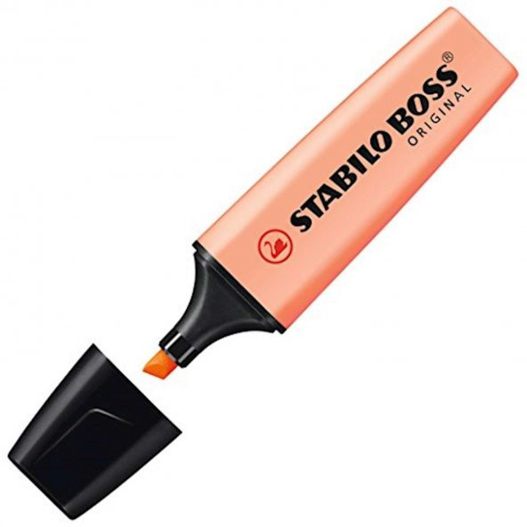 STABILO BOSS ORIGINAL FOSFORLU KALEM PASTEL -  TURUNCU - 1