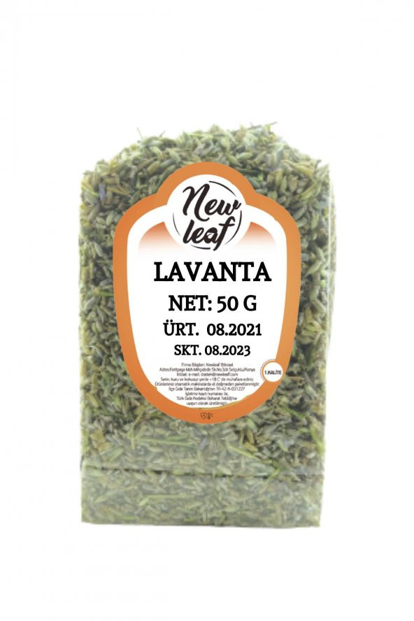 Newleaf Lavanta Çiçeği 50 Pkt