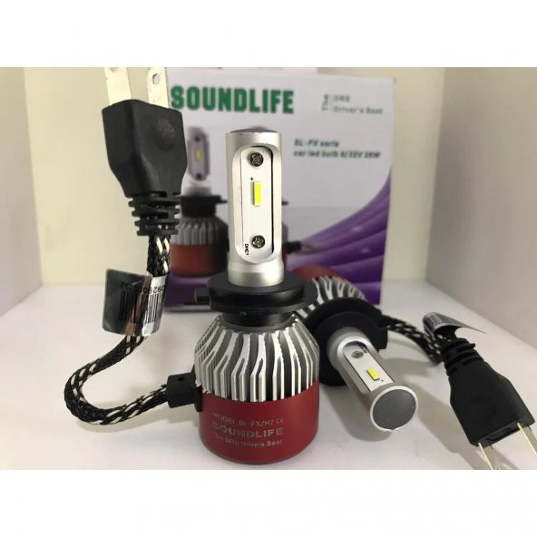 H7 Led Xenon HEADLIGHT Soundlife FX-Serisi SL-FXH9 1 Yıl Garantili