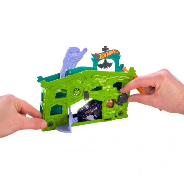 Hot Wheels Şehir Başlangıç Setleri - GHOST GARAGE Garaj - FJN34 - FJN38 - 2