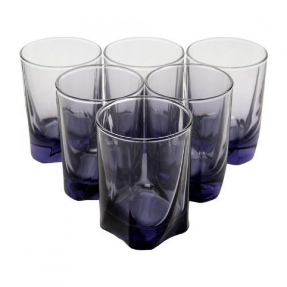 Paşabahçe Luna 6lı Mor Renk Kahve Yanı 110 Cc Su Bardağı 420023