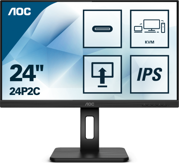 23.8 AOC 24P2C IPS FHD 4MS 75HZ HDMI DP USB-C