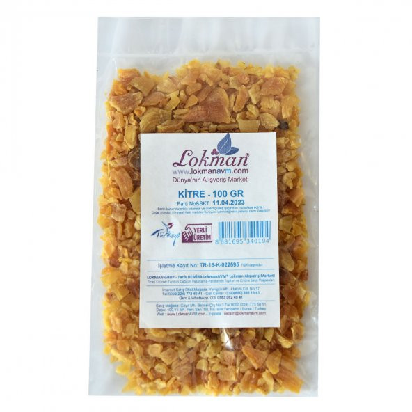 LokmanAVM Doğal Yaprak Kitre Zamkı 100 Gr Paket - 2