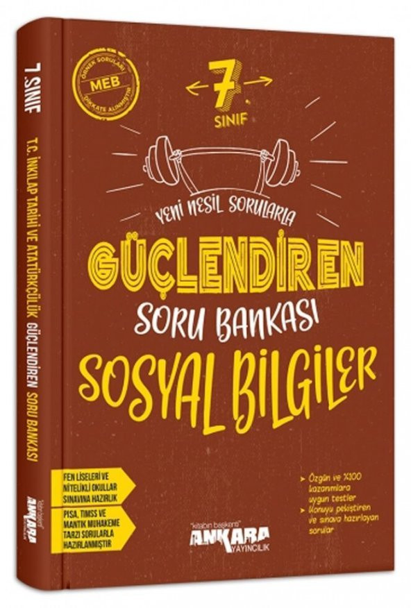 7. Sınıf Sosyal Bilgiler Güçlendiren Soru Bankası Ankara Yayıncılık